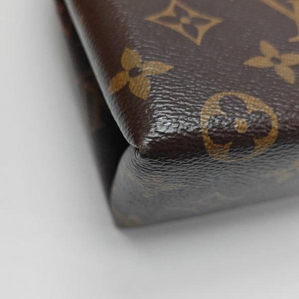LOCKY BB Monogram Coated Canvas Brown