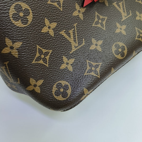 NÉONOÉ MM Monogram Coated Canvas Brown