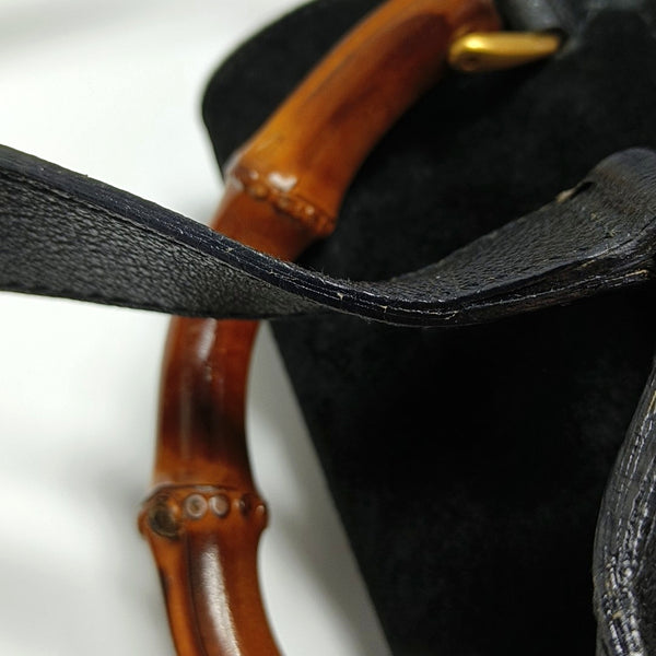 Authenticated pre-owned Bamboo 1947 Suede Black - Backpack at Looply