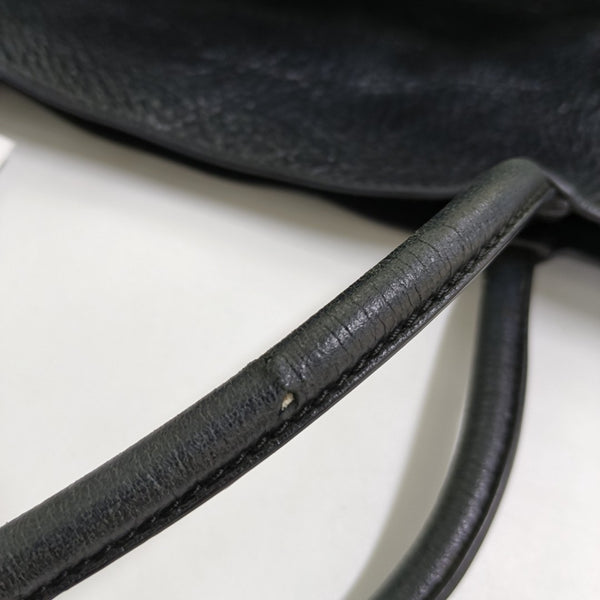 Leather Tote Bag Black