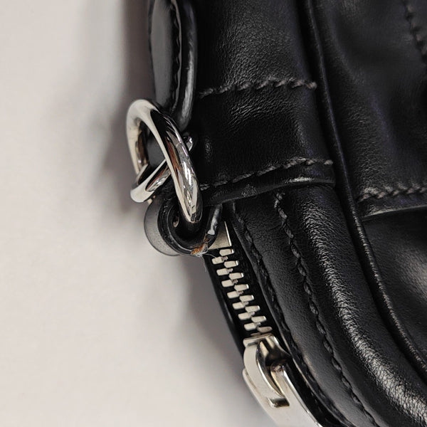 Calfskin Shoulder Bag Black