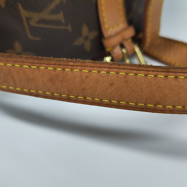 TAMBOURINE Monogram Coated Canvas Brown