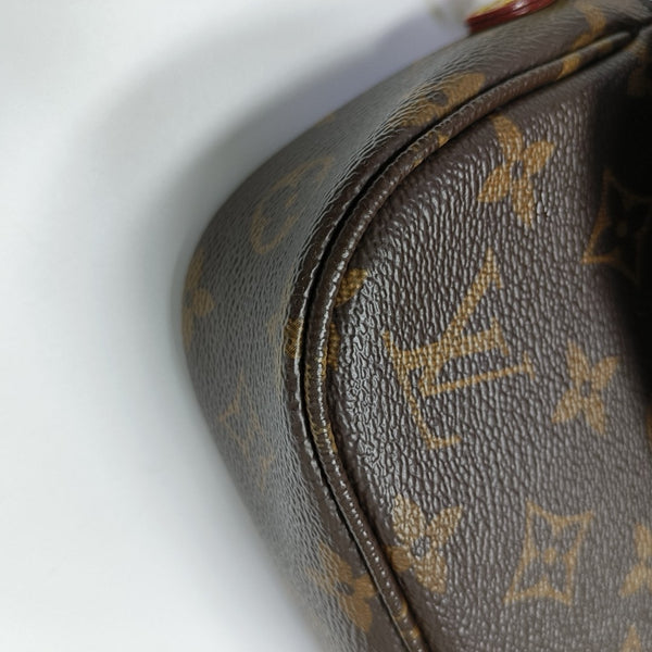 IVY Monogram Coated Canvas Brown