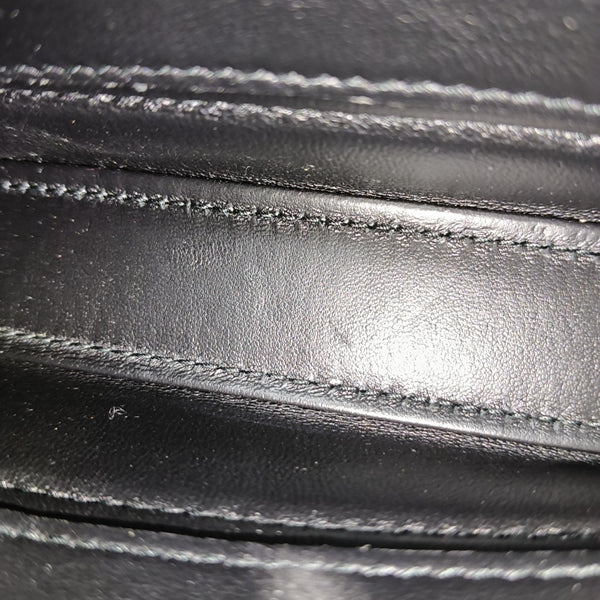 Crush Small Quilted Denim Black