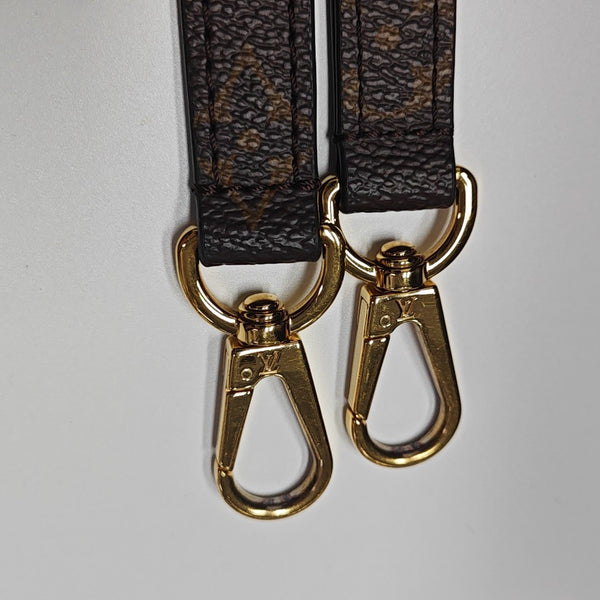 MONTAIGNE BB Monogram Coated Canvas Brown