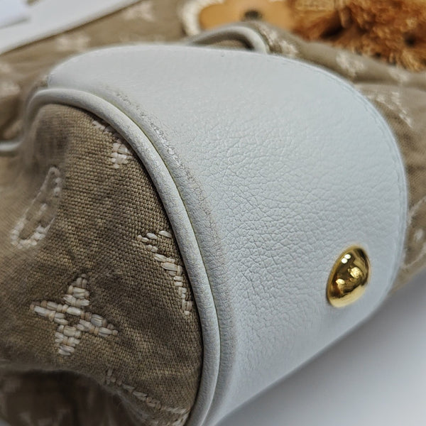 SABBIA BESACE GM Monogram Canvas Beige