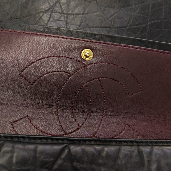 2.55 227 (jumbo) Quilted Calfskin Black