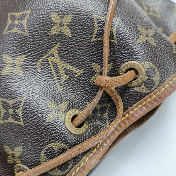 NOÉ Monogram Coated Canvas Brown
