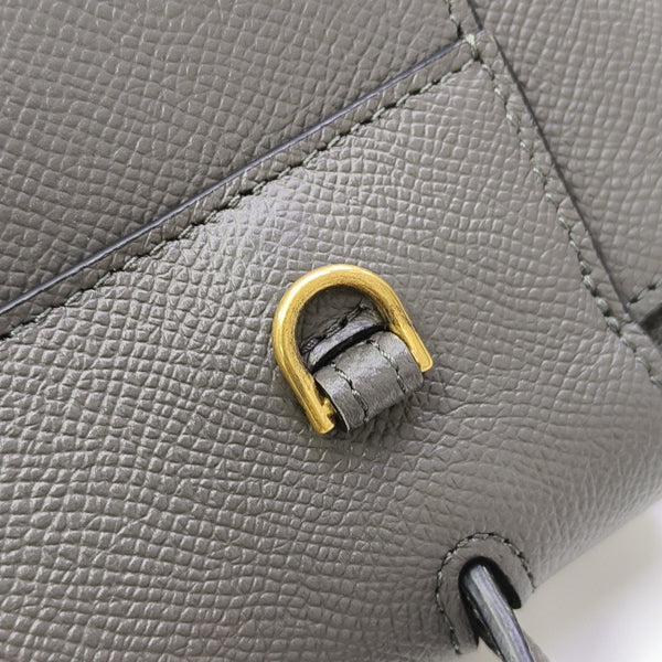 BELT Nano Calfskin Gray