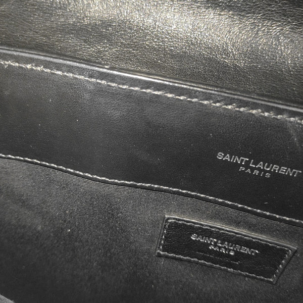 Chevron Calfskin Black