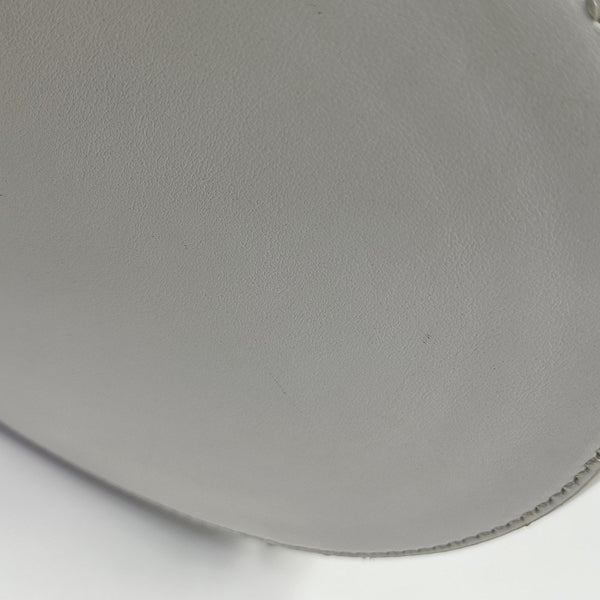 Leather Shoulder Bag White