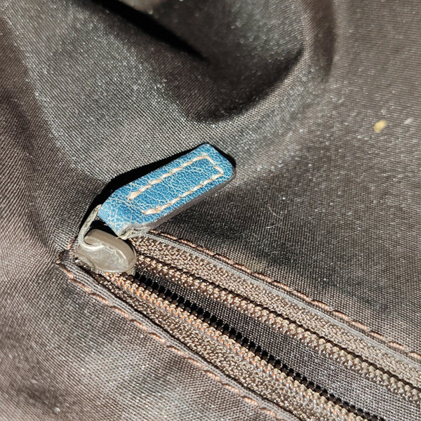 Canvas Shoulder Bag Blue