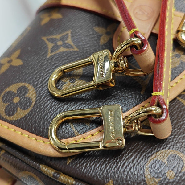 SAUMUR BB Monogram Coated Canvas Brown
