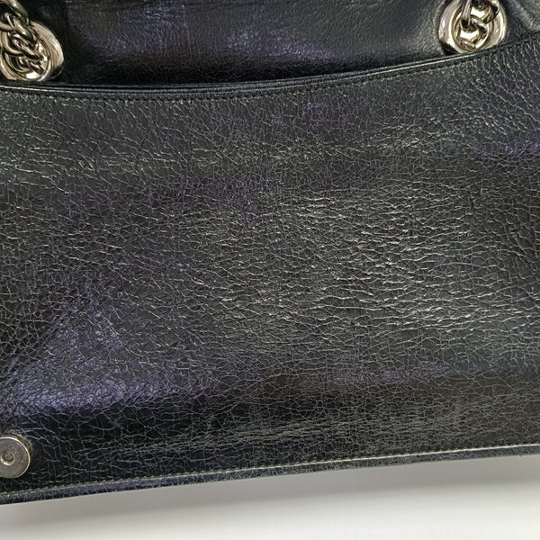 Calfskin Shoulder Bag Black