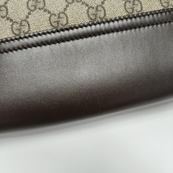 Monogram Coated Canvas Crossbody Bag Beige