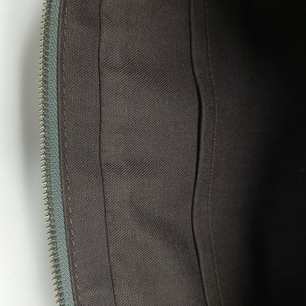 Calfskin Top Handle Bag Gray