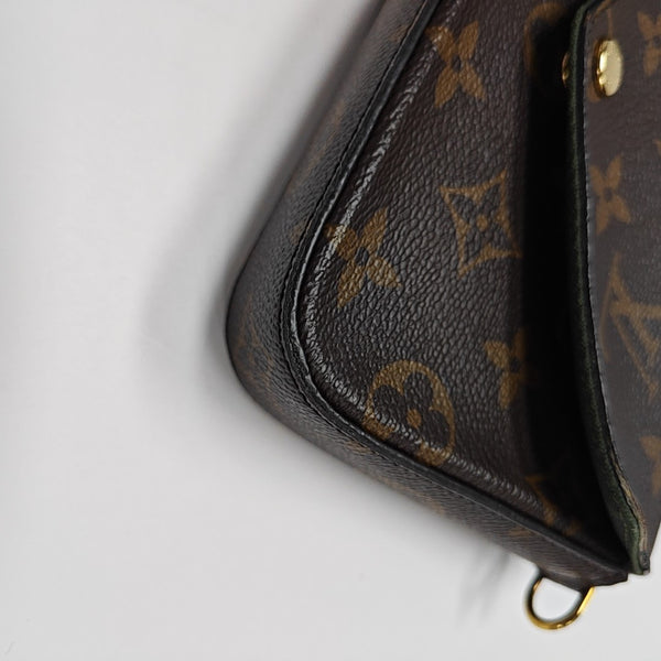 FÉLICIE Monogram Coated Canvas Brown