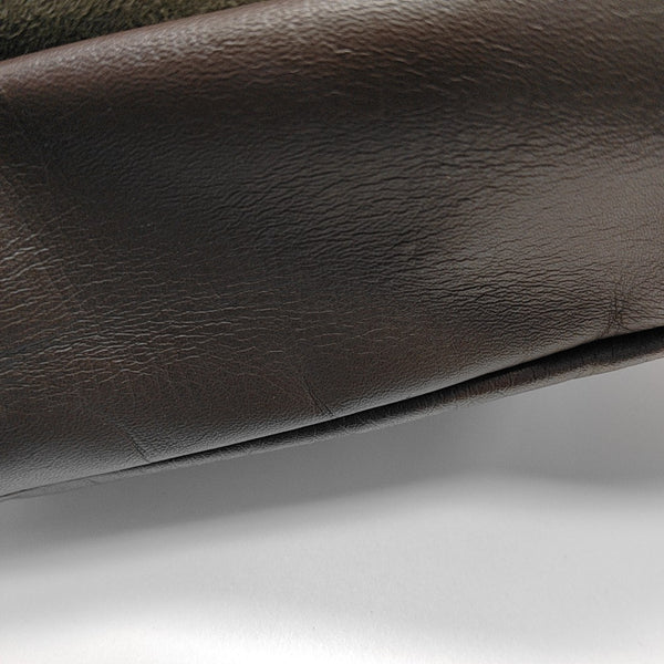 Suede Tote Bag Brown