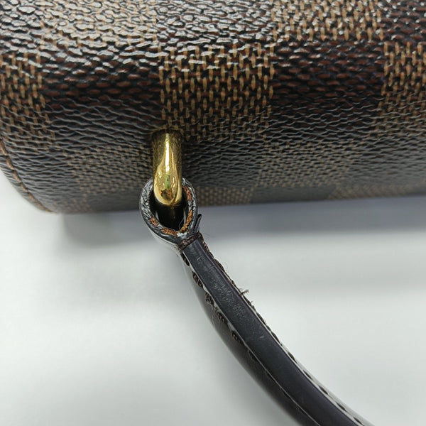 CROISETTE Damier Ebene Coated Canvas Brown