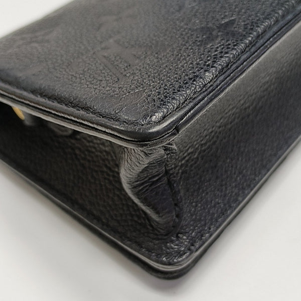 Lily Monogram Calfskin Black