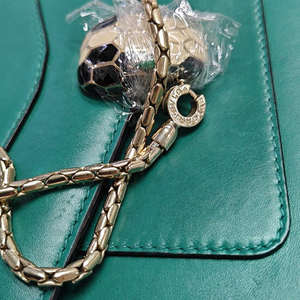 SERPENTI FOREVER Calfskin Green