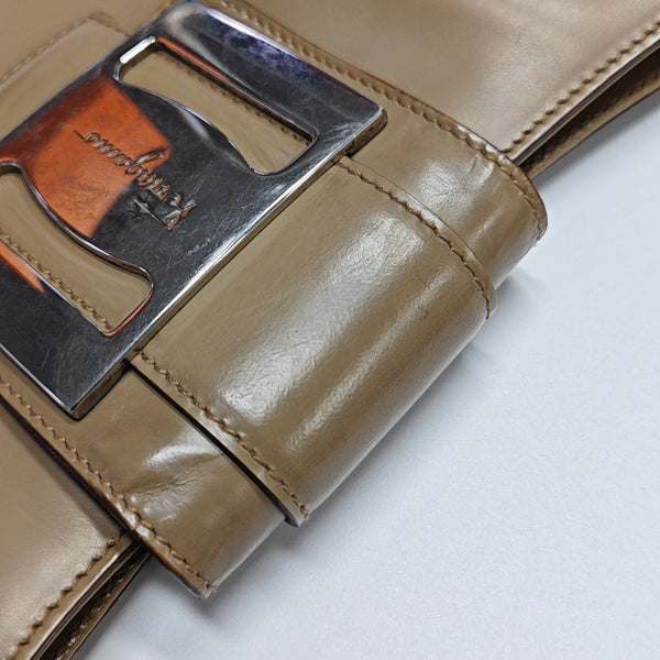 Calfskin Shoulder Bag Beige