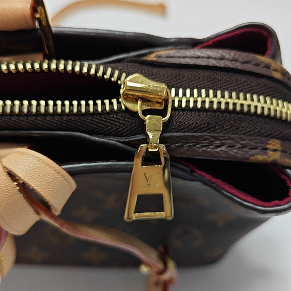 PALAIS PM Monogram Coated Canvas Brown