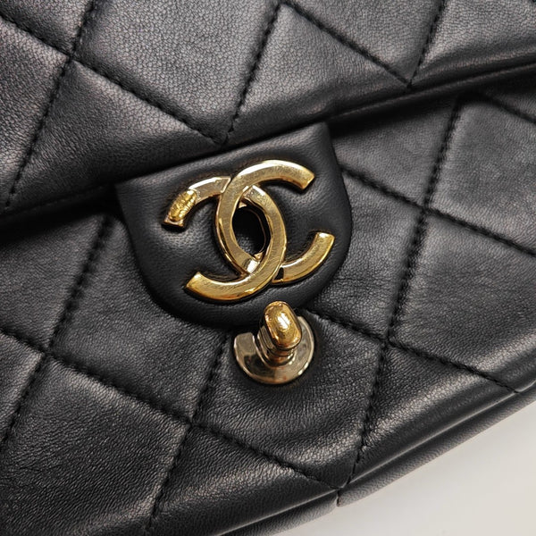 Quilted Lambskin Black