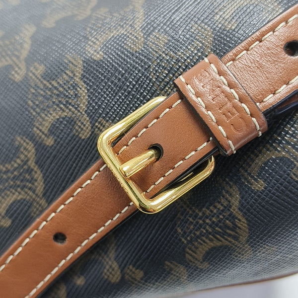 TRIOMPHE Mini Coated Canvas Brown