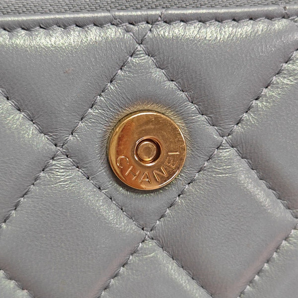 Quilted Lambskin Shoulder Bag Green