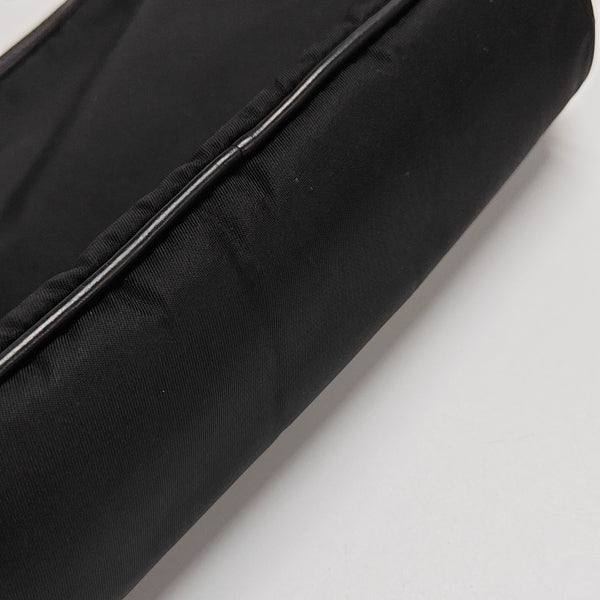 Nylon Top Handle Bag Black