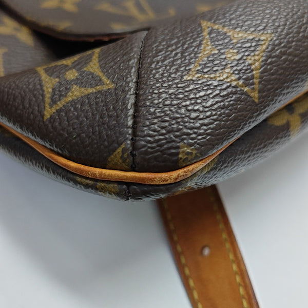 MUSETTE TANGO Monogram Coated Canvas Brown