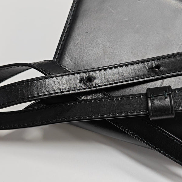 Calfskin Shoulder Bag Black