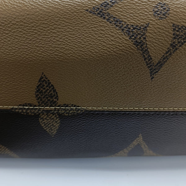 ONTHEGO MM Monogram Coated Canvas Brown