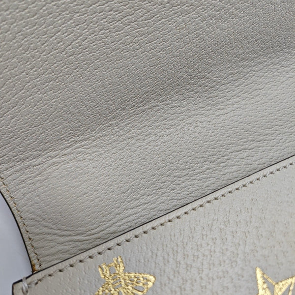 Sylvie Small Calfskin White