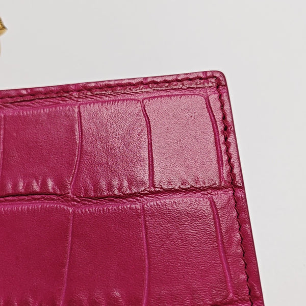 Calfskin Clutch Red