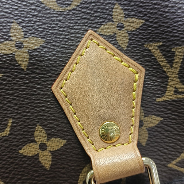 SPEEDY 20 Monogram Coated Canvas Brown