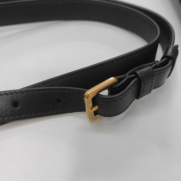 Saddle Mini Oblique Canvas Blue
