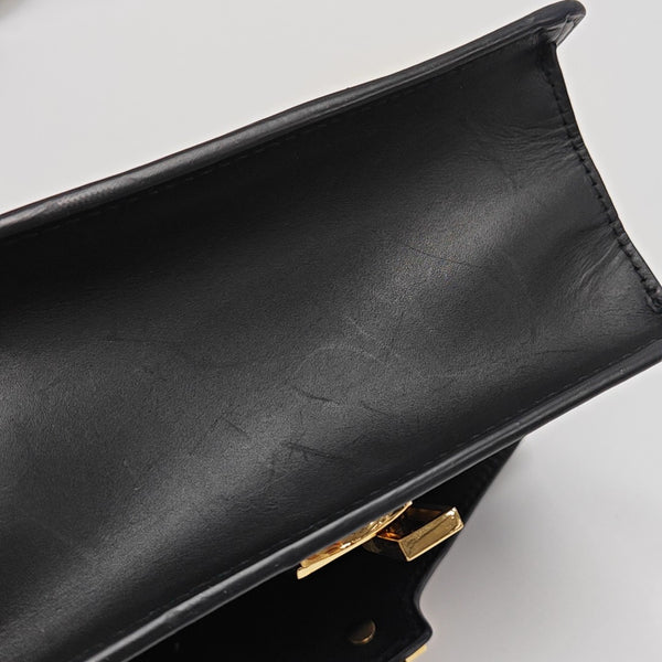 Sylvie Mini Calfskin Black