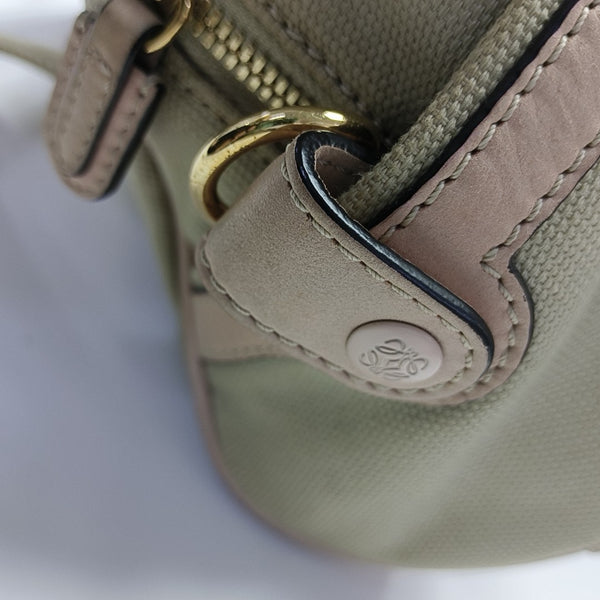 Canvas Shoulder Bag Beige