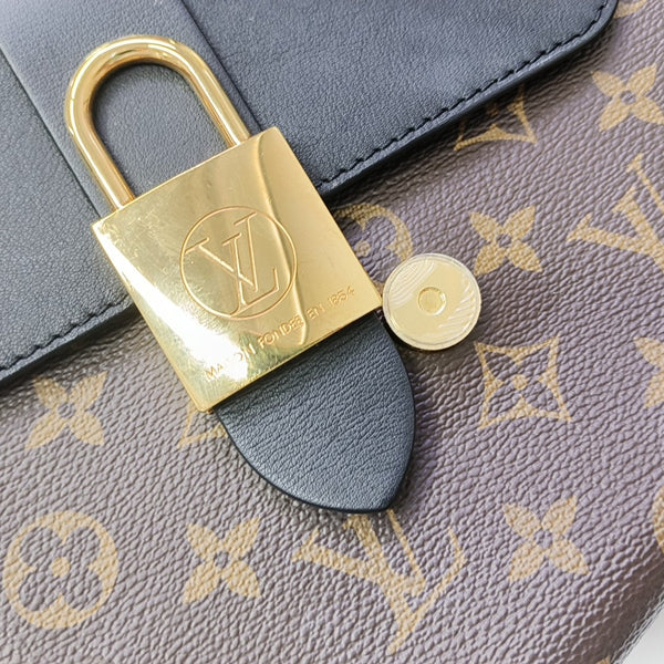 LOCKY BB Monogram Coated Canvas Brown