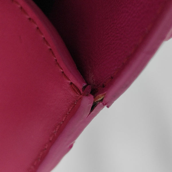 Hourglass XS Quilted Calfskin Red