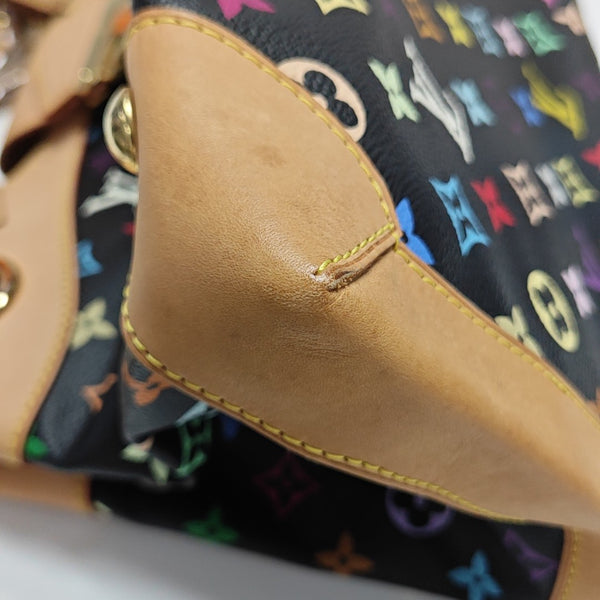 LV × TM URSULA Monogram Coated Canvas Black