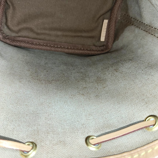 NÉONOÉ Nano Monogram Coated Canvas Brown
