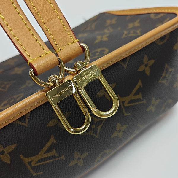 DIANE Monogram Coated Canvas Brown