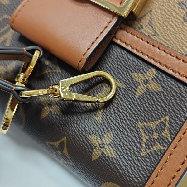 DAUPHINE Mini Coated Canvas Brown