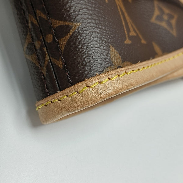 NEVERFULL MM Monogram Coated Canvas Brown