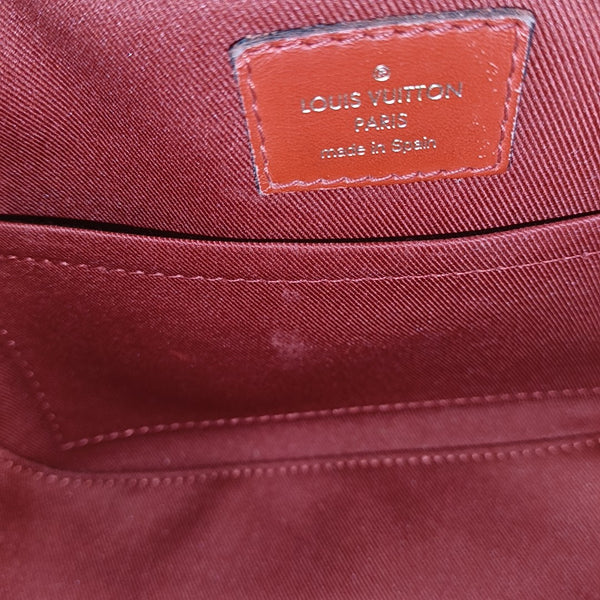SAINTONGE Monogram Coated Canvas Brown