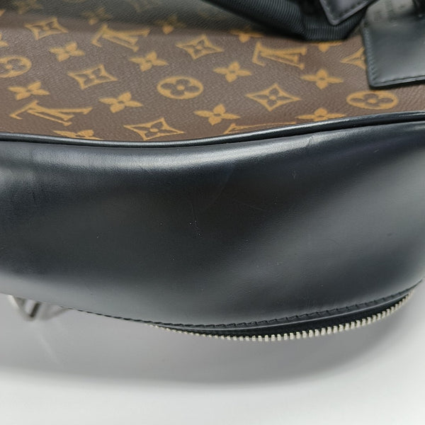 JOSH Monogram Coated Canvas Brown