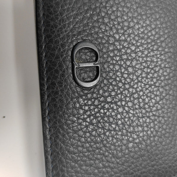 Calfskin Card Holder Blue